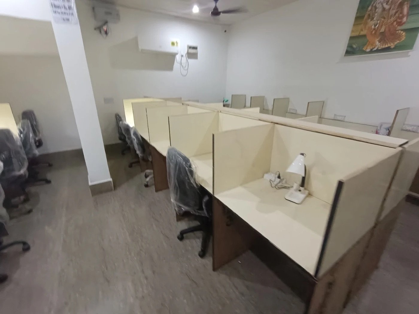 Individual study desks